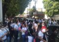 Enfermeiros fazem manifestação e paralisam atividades em Teresina
