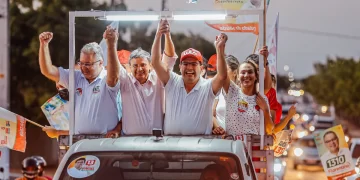 Rafael Fonteles após carreata em Parnaíba: “certeza de vitória”