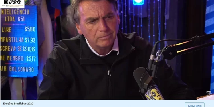 Entrevista de Bolsonaro quebra recorde da audiência de Lula em podcast