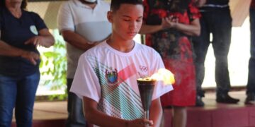 Tocha Olímpica é acesa e são iniciados os Jogos Escolares em José de Freitas
