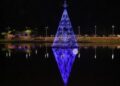 Altos ganha maior Árvore de Natal flutuante do Piauí