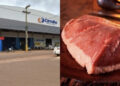 Homem armado rouba picanha em supermercado na cidade de José de Freitas
