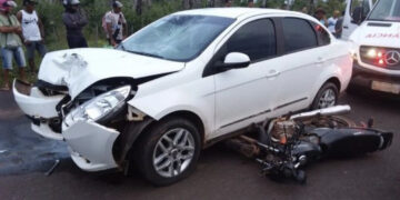 Vigia morre após colisão entre carro e moto na PI – 366 em José de Freitas