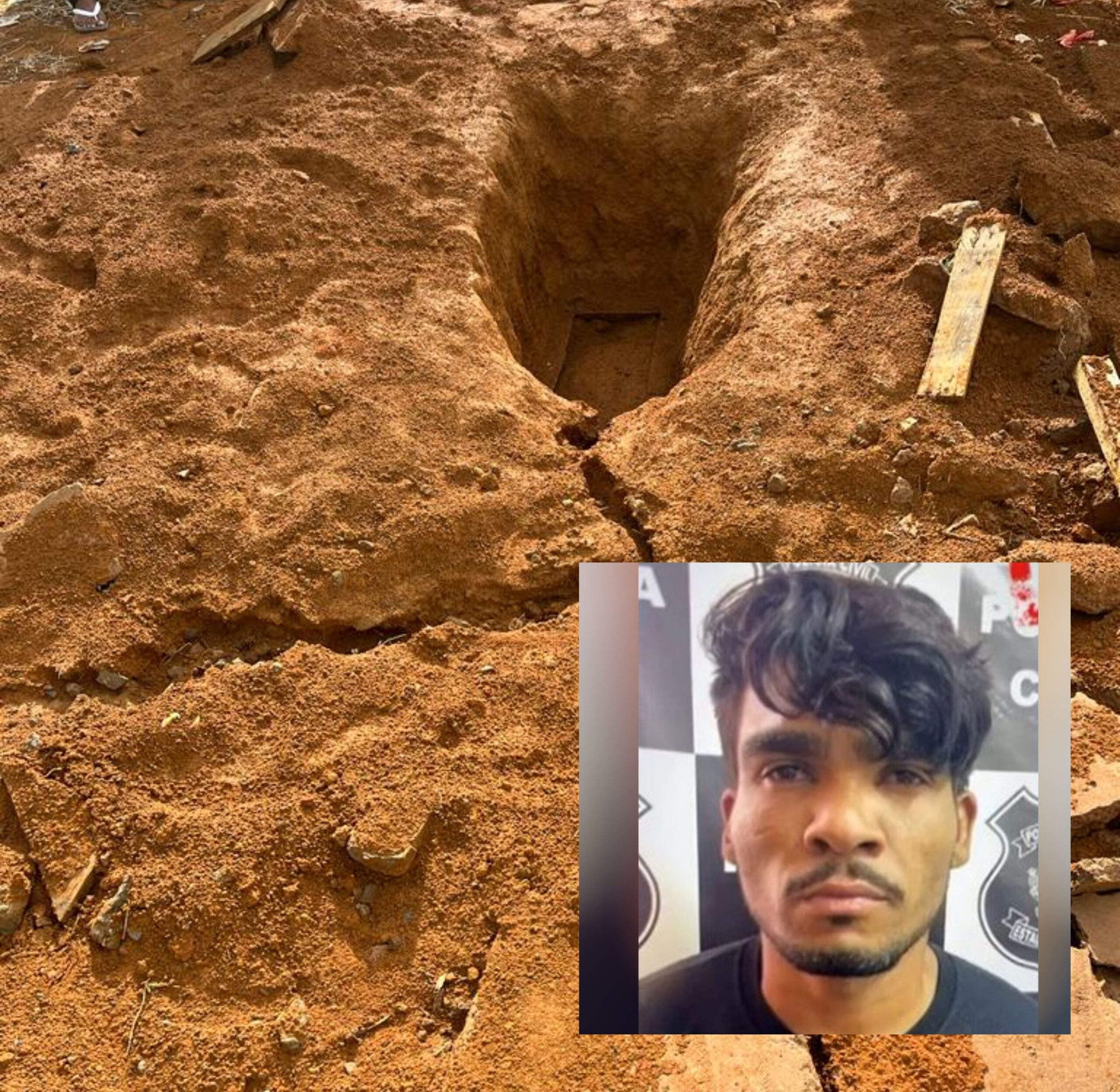 Túmulo de serial killer Lázaro Barbosa é violado e cabeça pode ter sido levada