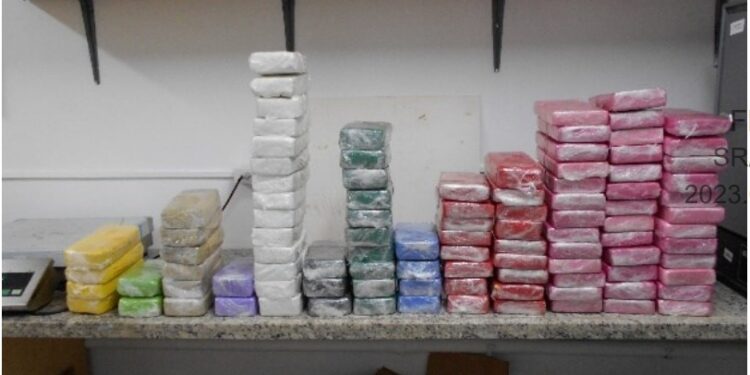 Homem é preso pela PF transportando mais de 100 kg de cocaína em Teresina