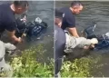 PM recupera moto roubada escondida dentro de lagoa na zona Norte de Teresina