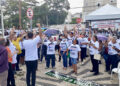 Categorias da Saúde protestam contra privatização na gestão de hospitais estaduais