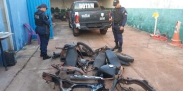 GCM encontra Cemitério de Motos roubadas em José de Freitas