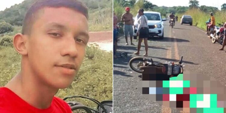 Jovem de 17 anos morre após grave acidente entre duas motocicletas no Piauí