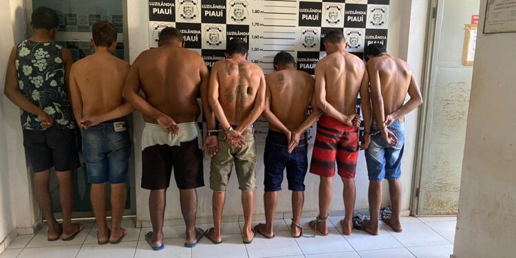 Polícia deflagra Operação Controle e prende oito pessoas em Luzilândia, interior do Piauí