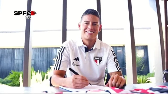 São Paulo oficializa James Rodríguez como reforço e firma contrato até 2025