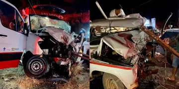 Acidente envolvendo ambulância deixa três pessoas gravemente feridas no Piauí