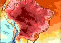 Onda de calor vai atingir o Brasil e temperatura pode chegar a 45°C em algumas cidades