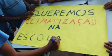 Professores passam mal devido onda de calor e suspendem aulas em Teresina