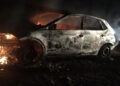 Carro com suspeita de roubo é incendiado nesta sexta-feira em José de Freitas