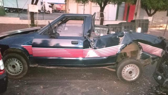 Carro de comerciante Freitense é destruído após um acidente de trânsito em Teresina