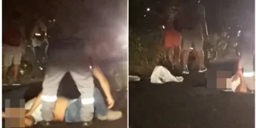 Homem tem perna esmagada após grave acidente na zona rural de José de Freitas