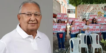 Professores e trabalhadores da rede municipal de ensino iniciam greve em Teresina