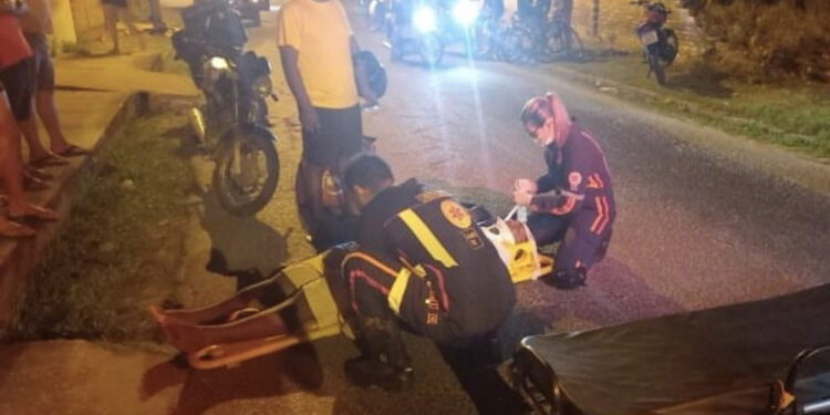 Entregador de delivery sofre acidente na noite desta quinta-feira em José de Freitas