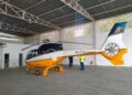 Helicóptero doado pela PRF para secretaria de Segurança chega ao Piauí