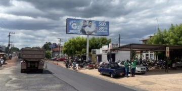 Balão da Rodoviária é recuperado com asfalto por meio de solicitação do vereador Júnior do X