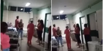 Homem surta e tenta pular da janela do Hospital de Urgência de Teresina
