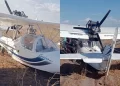 Avião de pequeno porte realiza pouso forçado em fazenda no interior do Estado do Piauí