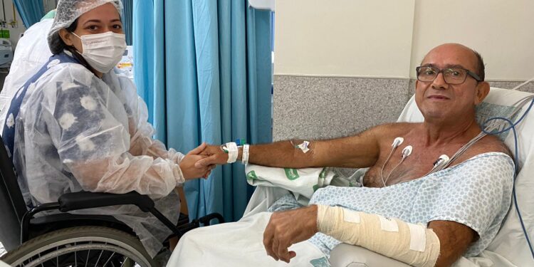 Em ato de amor, filha doa rim para o pai no Estado do Piauí