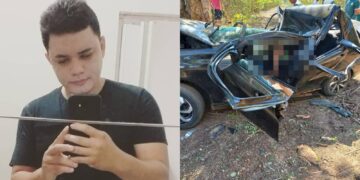 Professor morre após desviar de animal e capotar carro no interior do Piauí