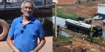 Idoso morre após ser atropelado e arrastado por carreta na BR-316 em Picos