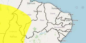 INMET emite alerta de chuvas intensas para várias cidades do Piauí