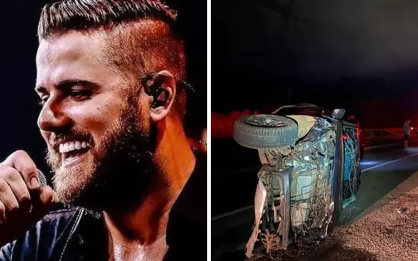 Cantor sertanejo Zé Neto sofre grave acidente de carro em Minas Gerais