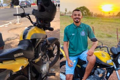Jovem tem moto tomada de assalto na porta de casa em José de Freitas