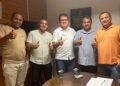 Deputado Evaldo Gomes e Coronel Pinheiro declaram apoio ao médico Dinand Freitas