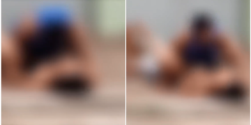 Casal é flagrado fazendo sexo em calçada de residência na zona Norte de Teresina