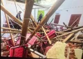 Telhado de sala de aula desaba e deixa alunos feridos em escola de Luzilândia