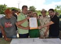 Joãozinho Félix assina ordem de serviço para obras do Ginásio Poliesportivo
