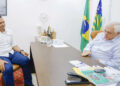 Fábio Abreu esteve em reunião com o vice-governador sobre a política de José de Freitas