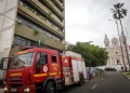 Princípio de incêndio atinge prédio do Governo do Piauí e deixa um ferido