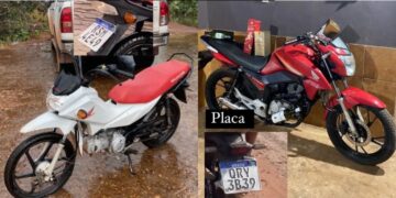 Duas motocicletas foram roubadas no centro da cidade de José de Freitas
