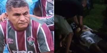 Homem sofre mal súbito durante partida de futebol e morre em campo em Teresina