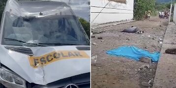 Van atropela e mata estudante em frente escola no Piauí