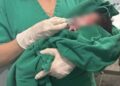 Recém-nascida é encontrada dentro de sacola em lixo de igreja em Teresina