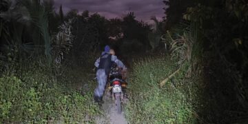 Polícia Militar recupera motocicleta abandonada em área de mata em José de Freitas
