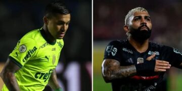 Palmeiras e Flamengo negociam troca por Dudu e Gabigol