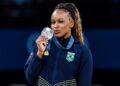 Rebeca Andrade ganha a prata no salto nos Jogos Olímpicos de Paris