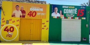 Candidatos montam comitês lado a lado e acirram disputa no Piauí
