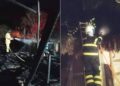 Incêndio destrói barracas de palha de pousada no litoral do Piauí