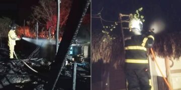 Incêndio destrói barracas de palha de pousada no litoral do Piauí