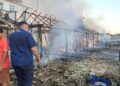 Incêndio destrói barracas de festejos em José de Freitas